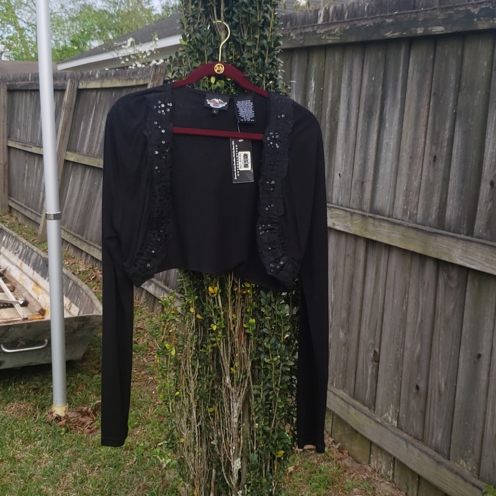 Harley Davidson shrug